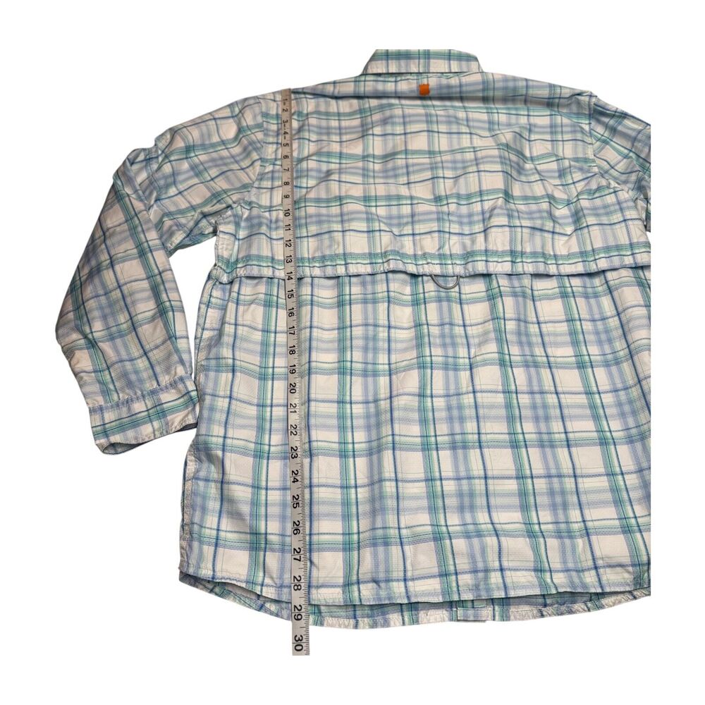 Field & Stream Shirt Men Large Multicolor Plaid Mesh Lined Vented Back Button-Up - Picture 5 of 7